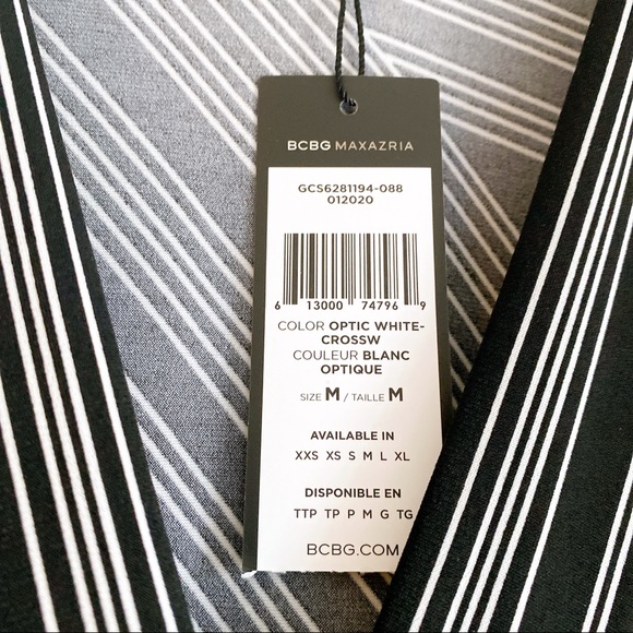 NWT BCBGMAXAZRIA Asymmetric Wrap Dress - Picture 7 of 10